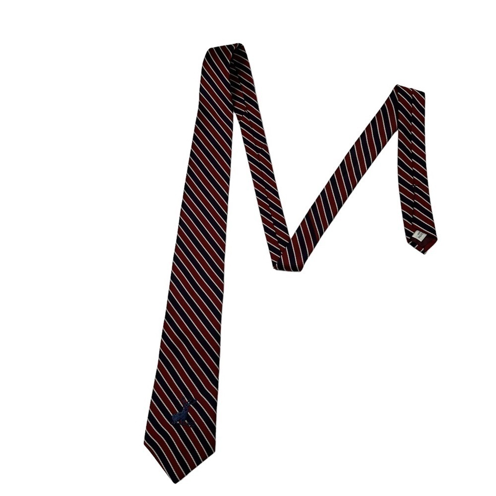 THE HARTFORD Red and Blue Striped Tie